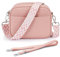 KALIDI Damen Umhängetasche, stylisch Veganem Leder Breiter Gurt Crossbody Schultertasch mit 2 verstellbaren Riemen für tägliches Arbeiten, Einkaufen, Verabredungen, Reisen
