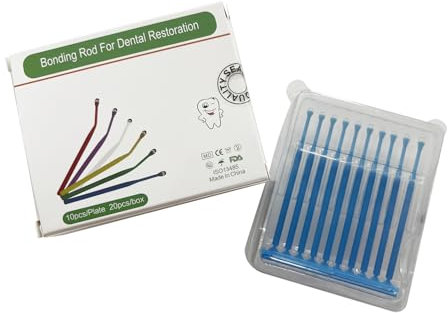 20pcs Adhesive Tip Applicator, Teeth Adhesive Tip Applicator, Bonding Sticks Applicator, Accessory Supply