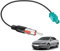 Adattatore Antenna Autoradio Connettore Radio Auto Universali Cavo Prolunga da Maschio Fakra Z a Spinotto DIN per Audi, BMW, Citroen, Dacia, Fiat, Opel, Peugeot, Renault, Seat, Skoda, VW