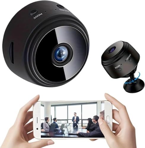 beseloa Hidden Spy Camera, Wireless Mini Camera 1080P Full HD with Audio and Video, Hidden Secret Baby Monitor Home Security Surveillance Cam with Night Vision Motion Detection for Outdoor/Indoor