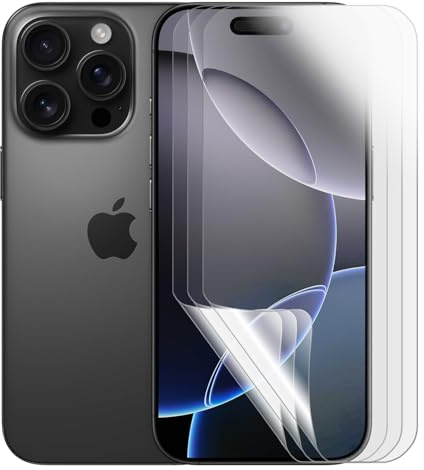 3pcs Soft PET Film Screen Protector Guard for Apple iPhone 16 PRO Front Bulk