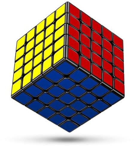 ESSALOO 5x5 Zauberwürfel, Professioneller Speed Cube 5x5x5 & Magischer Würfel 5x5 Schwarz, Zauberwürfel 5x5 Geschenke für Jungen & Mann