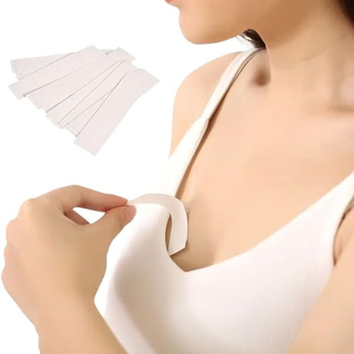 COTBENN 36 Strips Double Sided Tape for Fashion and Clothes, Strong Adhesive Body Tape, Clear Transparent for All Skin Shades, Waterproof Fashion Clothing Tape for women, Clear, Standard