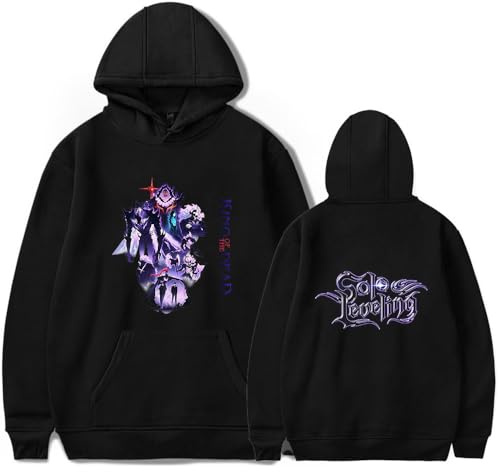 Sageam Kapuzenpullover for Solo Leveling Pullover Anime Hoodies Langarm Cosplay Sung Jinwoo Sweatshirt für Jungen Mädchen