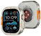 FZXCG Metallgehäuse für Apple Watch Ultra 2 49 mm Serie 10 46 mm Schutzhülle Aluminiumabdeckung Stoßstangenrahmen für IWatch Serie 10 9 8 7 6 5 4 SE Uhrengehäuse(Titanium,Series 10 46mm)