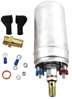 Pompe à carburant externe en ligne de remplacement universelle 0580254044 compatible pour Bosch 044 300LPH Pompe à carburant haute pression en ligne compatible pour BOSCH