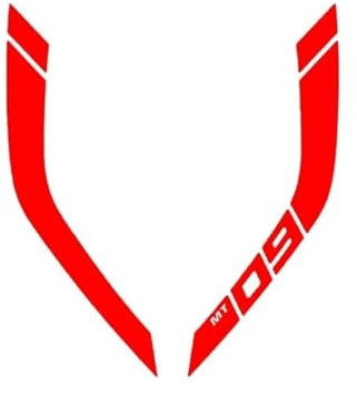 Adesivi Per Serbatoio Carburante Laterale Per Yamaha MT-09 MT09 MT 09 2014-2022, Adesivi Riflettenti In Vinile, Decalcomanie Per Serbatoio Serbatoio Trazione Pad(ROSSO)