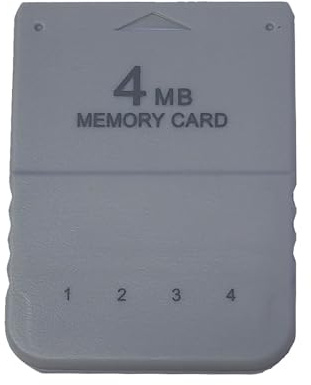 Lightweight 4MB 4Mega Memory Card for PS1 Game Consoles Fast Read Write Speeds in ABS Design ABS Game Card