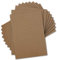 50x Vintage Kraftpapier DIN A4-21 x 29,7 cm - 280gr natur-braunes Recycling-Papier, ökologisch Bastel-Karton Einzel-Karte