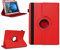 NAmobile Tablet Hülle kompatibel für TrekStor Surftab Breeze 10.1 Quad Tasche Schutzhülle Cover Drehbar Universal Case, Farben:Rot