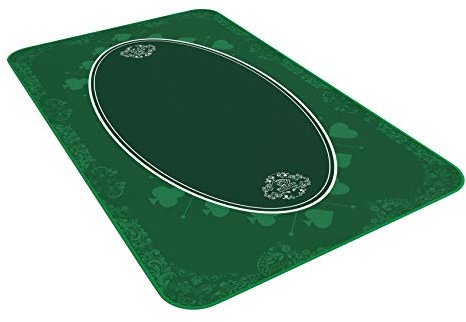Bullets Playing Cards, Universal-Tischmatte für Gesellschaftsspiele und Kartenspiele, 100x 60cm, rechteckig, Deluxe Spielmatte