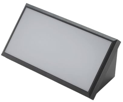 Lindby LED Outdoor Wall Light Abby (Modern) in Black (1 Light Source,) from wall lamp for Exterior/Interior Walls, House Terrace und Balcony