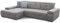 Cavadore Eckcouch Mistrel mit verstellbaren Kopfteilen, Ecksofa mit leichter Fleckentfernung dank Soft Clean, geeignet für Haushalte mit Kindern, Haustieren, 273 x 77 x 173, hellgrau