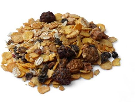 100% BIO MÜSLI I PROTEIN Frucht Mischung I ohne Zuckerzusatz (enthält von Natur aus Zucker) I Vegan I Quinoa I Gefriergetrocknete Beeren I 600g