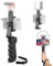 Zeadio Smartphone Kabellos Stabilisator, Vlogging Handgriff Videohalter Rig Handle Travel Selfie Stick mit Klemmhalterung und kabellosem Fernauslöser für alle iPhone und Android Handys