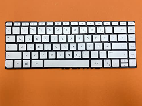 T-ProTek DEUTSCHE-Tastatur Keyboard kompatibel für HP Spectre x360 15-ap070nz