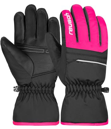 Reusch Winterhandschuhe für Kinder | warm, Winddicht & extra atmungsaktiv | mit elastischem Bündchen, Handschuhe für Alltag, Schule & Outdoor, Größe 3-6,5, Alan Junior