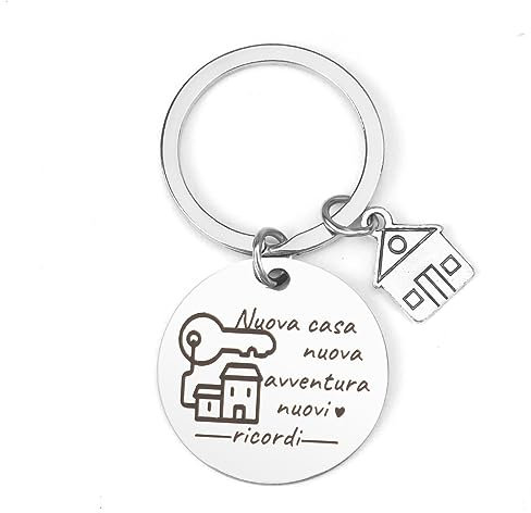 Regalo Casa Nuova Portachiavi Casa Nuova Coppia Idee Regalo Casa Nuova Regali per La Casa Regali per Casa Nuova Portachiavi Prima Casa Regalo Casa - Nuova Casa, Nuova Avventura, Nuovi Ricordi