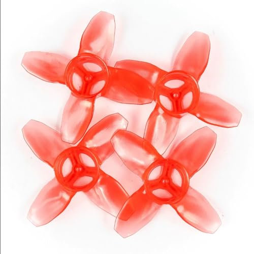 EMAX 4pcs Avan TH Turtlemode Propellers 4-Blatt 40mm Propellers 2CW 2CCW Propellers für 08025 Bürstenloser Motor Tinyhawk II, EZ Pilot Pro RC Quadcopter FPV Racing Drohne