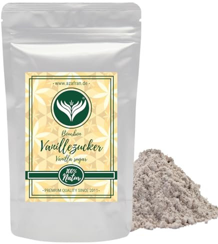 Bourbon Vanillezucker - Vanille Zucker mit echter Bourbonvanille aus Madagaskar 250g