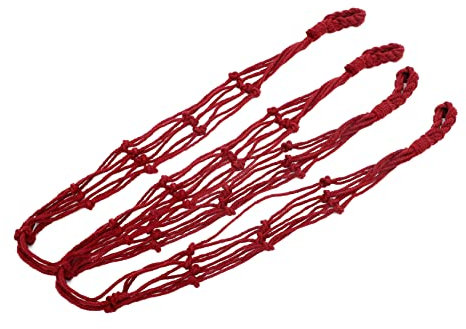 UKCOCO 2pièces Support Rouleau Papier Toilette Suspendu Pochette De Rangement Corde De Coton Porte-Papier Mural pour Salle De Bain Ou Chambre