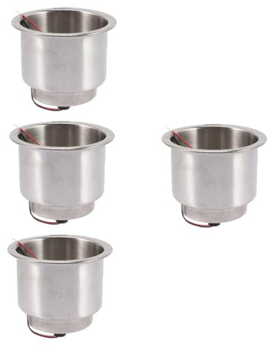 PartyKindom 4 Stück Leuchtender Getränkehalter -Getränkehalter beleuchtete Getränkehalter Cup Holder cupholder Becherhalter fürs Auto Getränkehalter beleuchten Getränkehalter für Boote