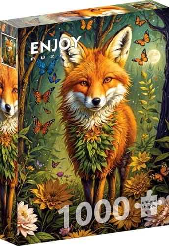 1000 Teile Puzzle – Tierkollektion – von ENJOY Puzzle (Verzauberter Fuchs)
