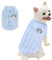Hyran Hundepullover, Winter Warmer Hunde Pullover, für Kleine Mittelgroße Hunde und Katzen (Bleu, M)