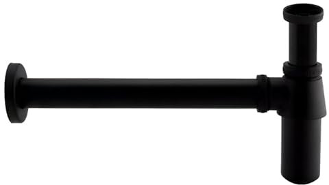 Matt Black Bottle Trap Basin Sink Trap Adjustable Waste Brass Extension Pipe Tub