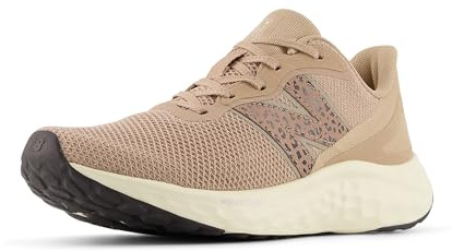 New Balance Women's Fresh Foam Arishi v4 Running Shoe, Flat Taupe/Black Cement/Permafrost, 3 UK