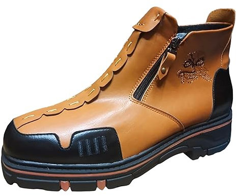 BGFIPAJG Black Friday 2024 Offerte Stivali Uomo Neri Con Borchie Stivali Western Uomo Stivali Chelsea Uomo Pelle Stivali Neri Bassi 36 Stivali Antinfortunistica Uomo Stivaletti Con Tacco Bordeaux