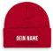 Personalisiertes Beanie | Strickmütze | Wollmütze | Beanie mit Druck | lustige Sprüche | Apres-Ski | Winter | Rot