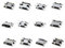 Micro USB Connettore Femmina, USB Micro Port Female Solder Plug, USB Jack Connector 5-Pin 12 Modelli Connettore Set, Set di Assortimento di Adattatori di Ricambio per Riparazione USB