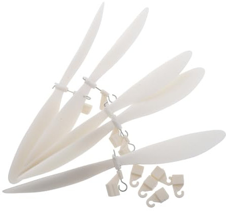 Tofficu 5pcs Propeller Rubber Band Power, Kids Glider Planes Accessories, Airplane Toys for Toddlers Model Airplane Aircraft Carbon Fiber Slow Flight Performance Outdoor