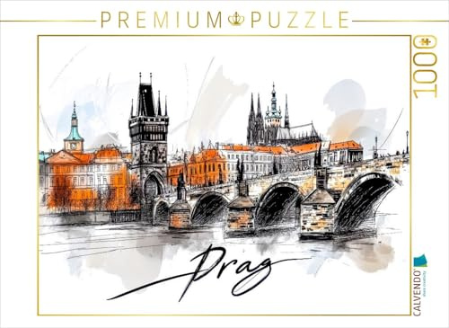 CALVENDO Puzzle Prag | 1000 Teile Lege-Größe 64 x 48 cm Foto-Puzzle für glückliche Stunden