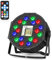Spots Lumineux Par LED RGB avec Lumière Stroboscopique pour Fête Célébrations Scènes Mariage Halloween Noël