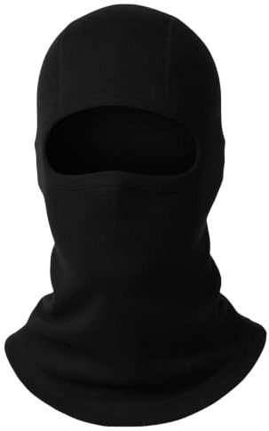 LEADHALO 100% Merinowolle Sturmhaube, 250 g/m² Skimaske und Motorradmaske | Feine 17,5-Mikron-Fasern und 250 g/m² Merinowolle für weiche, atmungsaktive Abdeckung von Kopf, Gesicht und Hals.