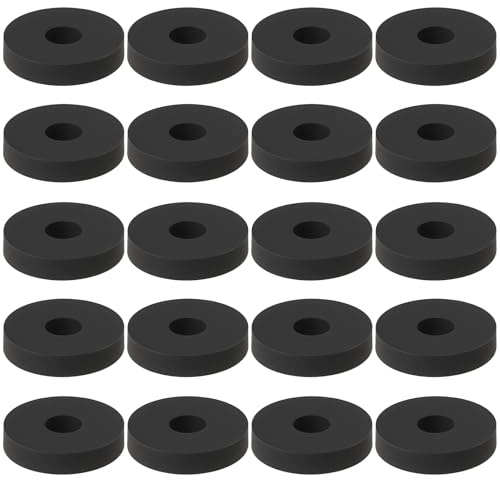 YINETTECH Lot de 20 joints de robinet chaud et froid de lavabo 19,75 x 6 x 4 mm pour robinet à filetage BSP de 1,9 cm