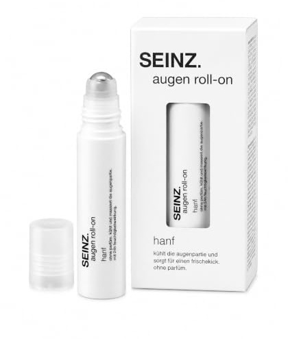 SEINZ. Augen Roll-on mit Hanf, Parfümfrei, 24h Feuchtigkeitswirkung, 15 ml