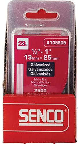 AccuSet A109809 Variety Pack 23-Gauge Galvanized Micro Pin (2,500 per Box) by AccuSet