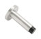 Dzina Projection Door Stop with Rose 90mm Satin Stainless Steel, Pack of 1