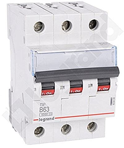 Legrand 403408 TX3 LS B63A 3P 6KA 3M