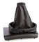 myshopx Schaltmanschette Schaltsack Sack Automatik Schwarz Faden Schwarz Echt Leder SA58