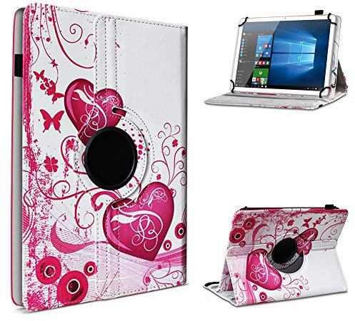 UC-Express Tablet Schutzhülle - kompatibel mit PEAQ PET 101 100 1008 10,1 Zoll Geräten - 360 Grad Hülle für Tablets - ultradünne Tablettasche - Tablet Case