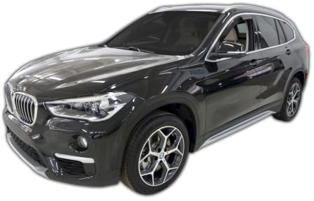 J&J AUTOMOTIVE HEKO Windabweiser für BMW X1 F48 2014-2022, 2tlg | 2 HEKO Windabweiser für BMW X1 F48, PMMA, Fensterkanal.