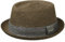 Stetson Straw Hat Pork Pie Robstown Toyo - Sun hat for Women/Men - Beach hat - Toyo Straw hat with Factor 40 Sun Protection - Spring/Summer Fedora - Sun hat Brown XL (60-61 cm)
