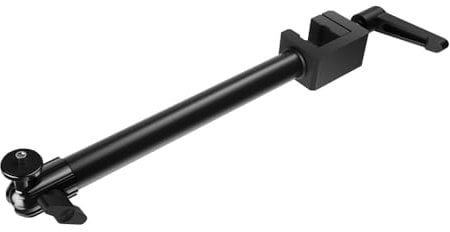 Elgato Solid Arm, Befestigungsarm mit gepolsterter Klemme für einfaches Befestigen und Anpassen von Beleuchtung, Kameras und Mikrofonen, für Streaming, Videokonferenzen und Studios