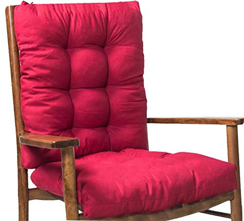 Hochlehner Auflagen Schaukelstuhl Kissen Hochlehner Sitzauflagen Polsterauflagen Sitzkissen Rückenkissen Stuhlkissen für Wohnzimmer, Balkon
