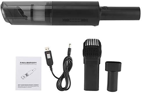 Akozon Aspiradora para automóvil, Aspiradora portátil para automóvil, Aspiradora de Mano de Alta Potencia 6000PA, Aspiradora de Mano para automóvil en seco y húmedo DC 12V Aspiradora con Cable