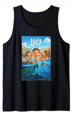 Disney and Pixar’s Luca Movie Poster Tank Top